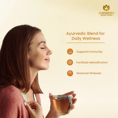 Turmeric Ginger Tea 30gm | Immunity & Digestion Boosting Ayurvedic Blend